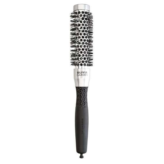Szczotka Olivia Garden Essential Blowout Classic Silver antystatyczna do modelowania włosów 25 mm