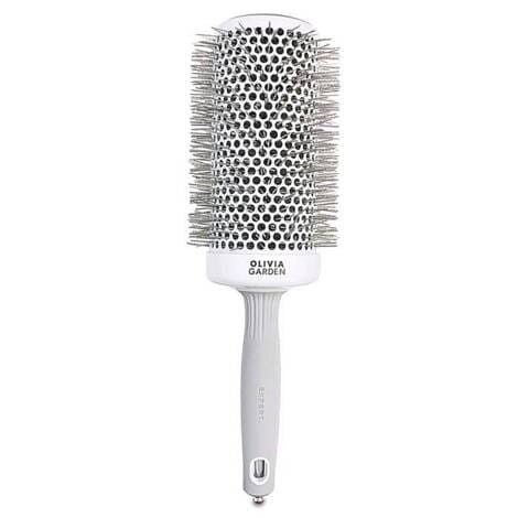 Olivia Garden Expert Blowout Speed XL White & Grey, Ceramiczna Szczotka 65mm
