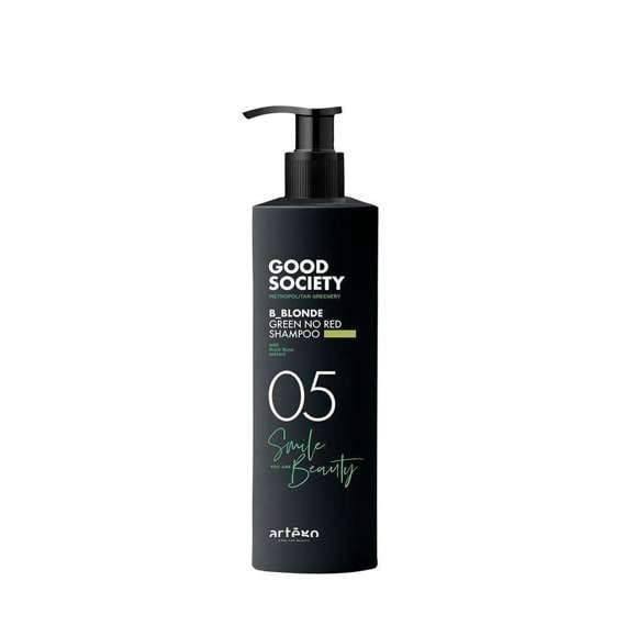 Szampon Artego Good Society 05 B_Blonde Green No Red neutralizujący czerwone i miedziane refleksy 1000 ml