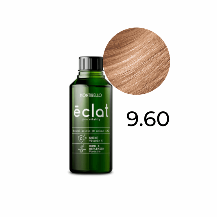 Farba Montibello Éclat 9.60 rewitalizująca naturalny kasztanowy bardzo jasny blond 60 ml