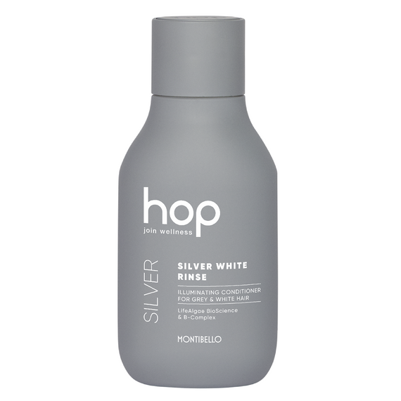 Odżywka Montibello HOP Silver White Rinse rozświetlająca neutralizująca żółte refleksy 200 ml