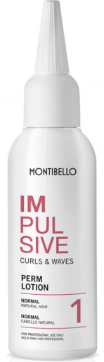 Impulsive płyn do trwałej ondulacji włosów Curls &amp; Waves Montibello 75 ml