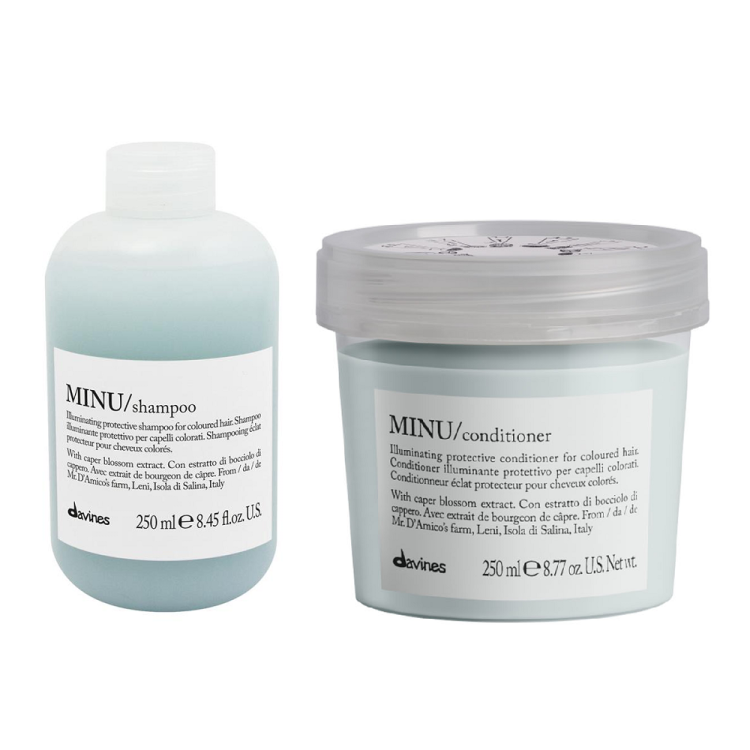 Zestaw Davines MINU Szampon 250ml + Odżywka 250ml