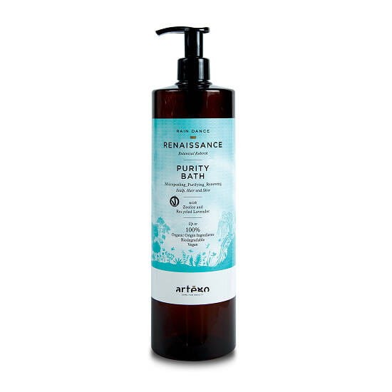 Szampon Trychologiczny Artego Rain Dance Renaissance Purity Bath głęboko oczyszczający z mikro peelingiem 1000 ml