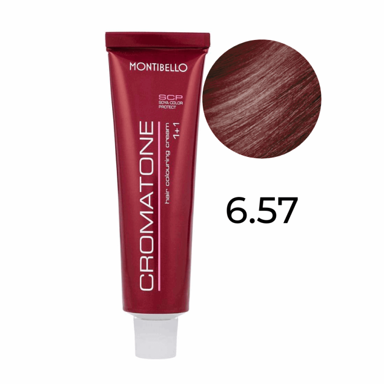 Montibello Cromatone farba 6.57 czerwono-mahoniowy ciemny blond 60 ml