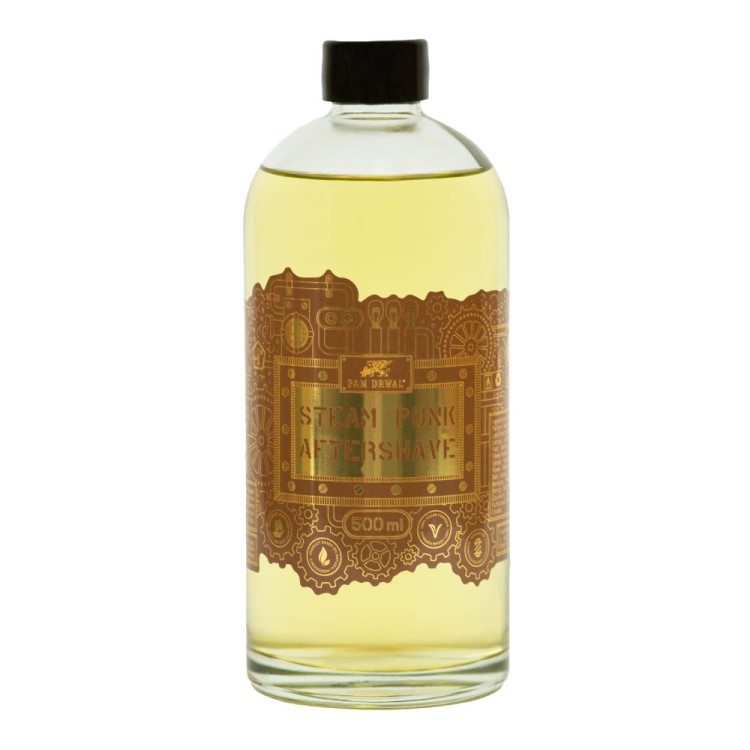 PAN DRWAL Steam Punk Aftershave - Woda po goleniu, Barber Size, 500ml