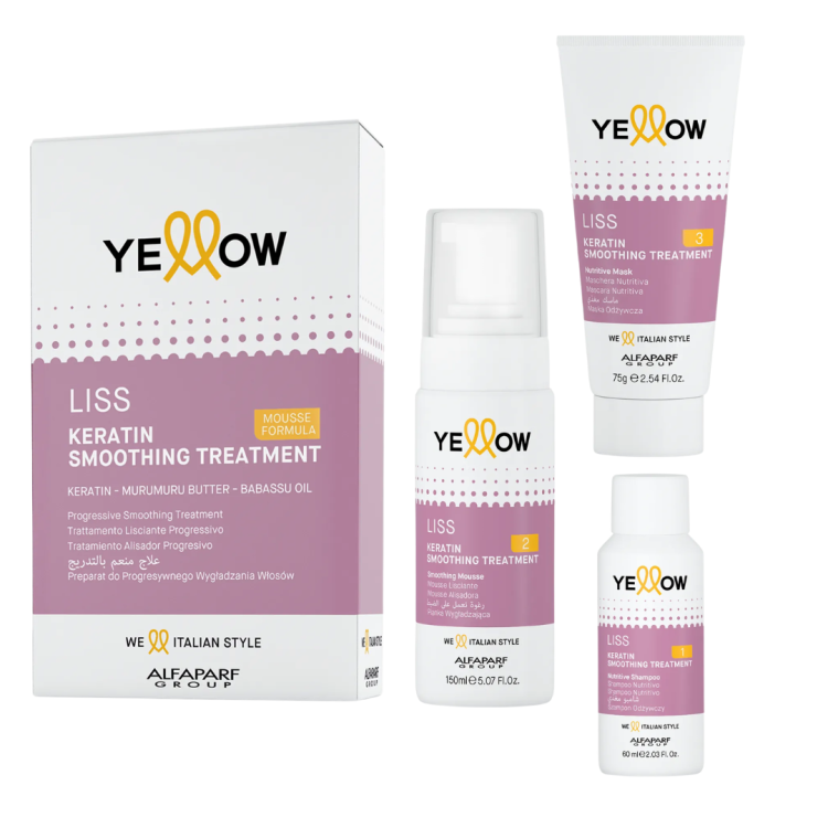 YELLOW FORM Zestaw do prostowania keratynowego