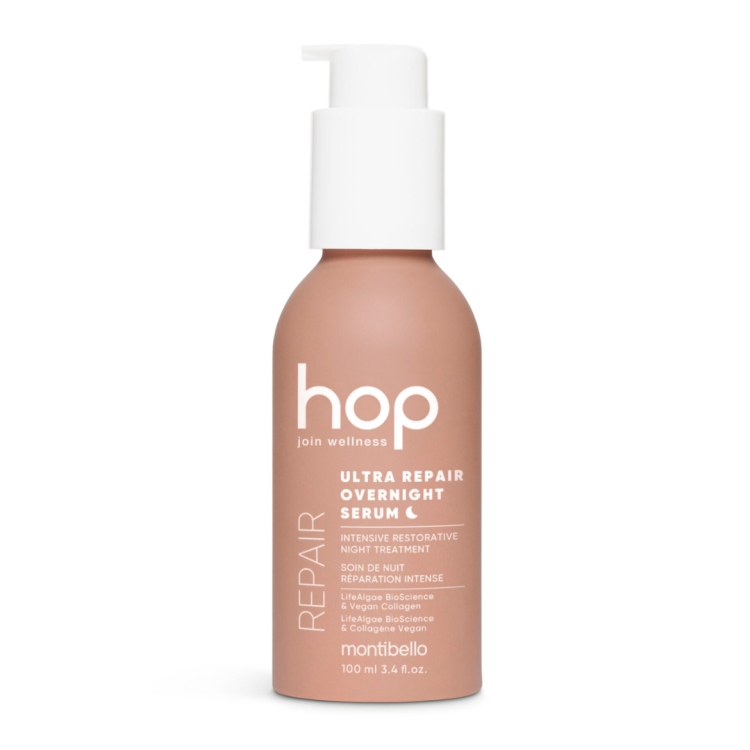 Montibello HOP Ultra Repair Overnight Serum 100ml - regenerujące serum na noc do włosów suchych i zniszczonych hurtowniacora.pl