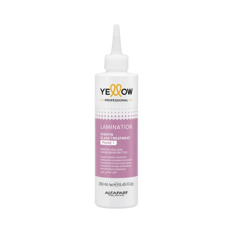 Yellow Keratin Glass Faza 1 laminacja wygładzająca 250 ml