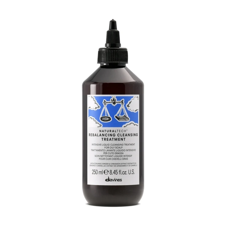 Davines Naturaltech Rebalancing Cleansing Treatment, Kuracja Oczyszczający do Włosów i Skóry Głowy 250ml