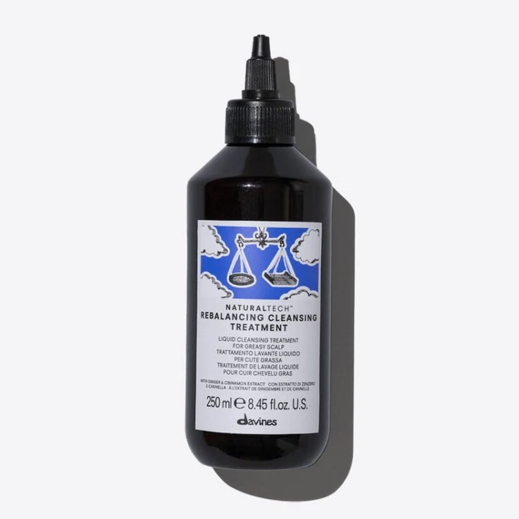 Davines Naturaltech Rebalancing Cleansing Treatment, Kuracja Oczyszczający do Włosów i Skóry Głowy 250ml