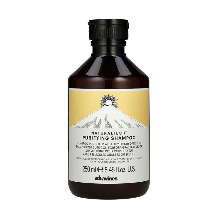 Davines Naturaltech Purifying Szampon do Skóry Głowy z Suchym Bądź Mokrym Łupieżem 250ml