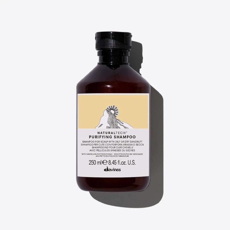 Davines Naturaltech Purifying Szampon do Skóry Głowy z Suchym Bądź Mokrym Łupieżem 250ml