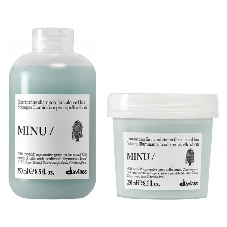 Zestaw Davines MINU Szampon 250ml + Odżywka 250ml