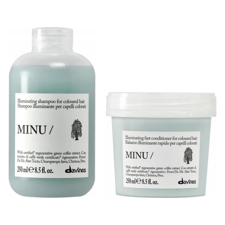 Zestaw Davines MINU Szampon 250ml + Odżywka 250ml